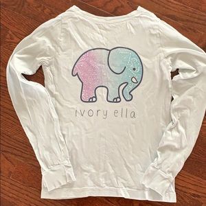 Ivory Ella long sleeve top.